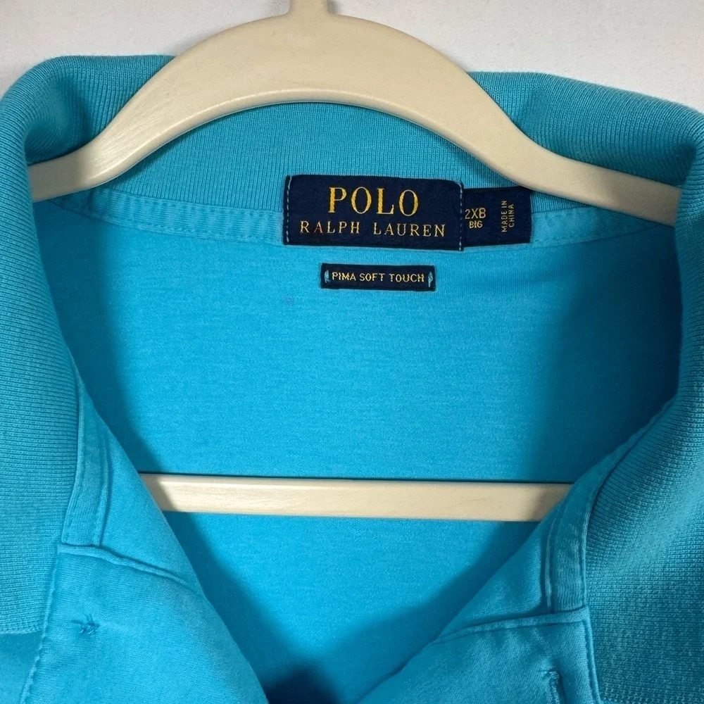 Polo Ralph Lauren Men's Blue Polo Shirt 2XB
